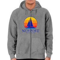 Haut à zip Vintage Newport Rhode Island Sailing
