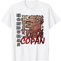 Honduras Copan Maya T Shirt for Men in Black