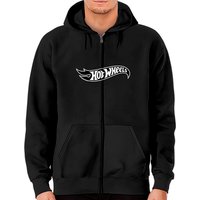 Hot Wheels Logo Zip Hoodie for Unisex
