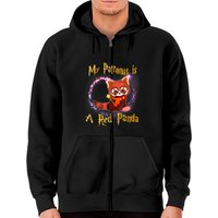 Mon Patronus Est Un Panda Rouge Zip Hoodie — Sweats à capuche pour hommes