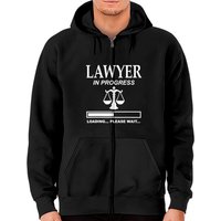 Hoodie Zippé Scales Of Justice Avocat En Cours pour Unisexe — Sweats à capuche pour hommes
