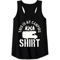 T-shirt sans manches This Is My Camping Shirt pour hommes