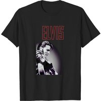 T-shirt officiel Elvis Presley Script Rock pour hommes
