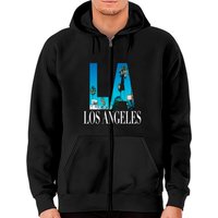 Haut à glissière Souvenir de Los Angeles Californie Beach City