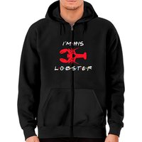 I'm His Lobster Matching Couples Zip Hoodie