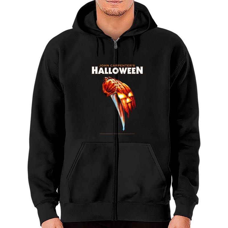 Hoodie zippé graphique Halloween 1978 — Sweats à capuche pour hommes