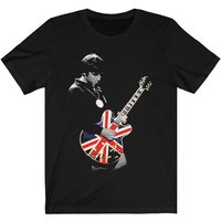 T-shirt unisexe Oasis Gallagher pour hommes en noir — T-shirts pour hommes