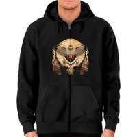 Hoodie zippé classique Mandala attrape-rêves Red-tail Hawk