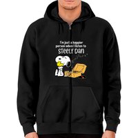 Hoodie zippé Steely Dan Happier When Listen To Steely Dan Birthday — Sweats à capuche pour hommes