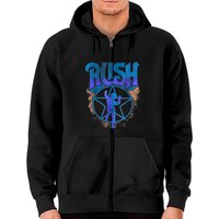 Hoodie zippé Graphic Rush Tee Music Band Love Starman