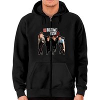 Haut à capuchon zippé Big Time Rush pour unisexe