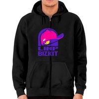 Hoodie zippé Limp Bizkit Cap pour unisexe en noir