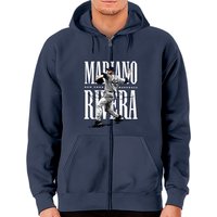 Hoodie zippé de la Fondation Mariano Rivera pour unisexe en bleu marine — Sweats à capuche pour hommes