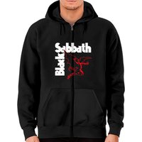 Hoodie zippé Black Sabbath Official Creature — Sweats à capuche pour hommes