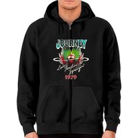 Hoodie zippé Journey 80s Rock Band 1979 pour unisexe — Sweats à capuche pour hommes