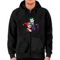 Joker & Harley Quinn Unisex Zip Hoodie