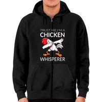 Hoodie Zippé Poulet Chuchoteur pour Unisexe — Sweats à capuche pour hommes