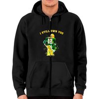 Hoodie zippé couleur Art d'Aaron Rodger — Sweats à capuche pour hommes