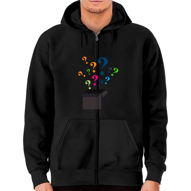 Mitski Mystery Zip Hoodie pour Unisexe en Noir — Sweats à capuche pour hommes