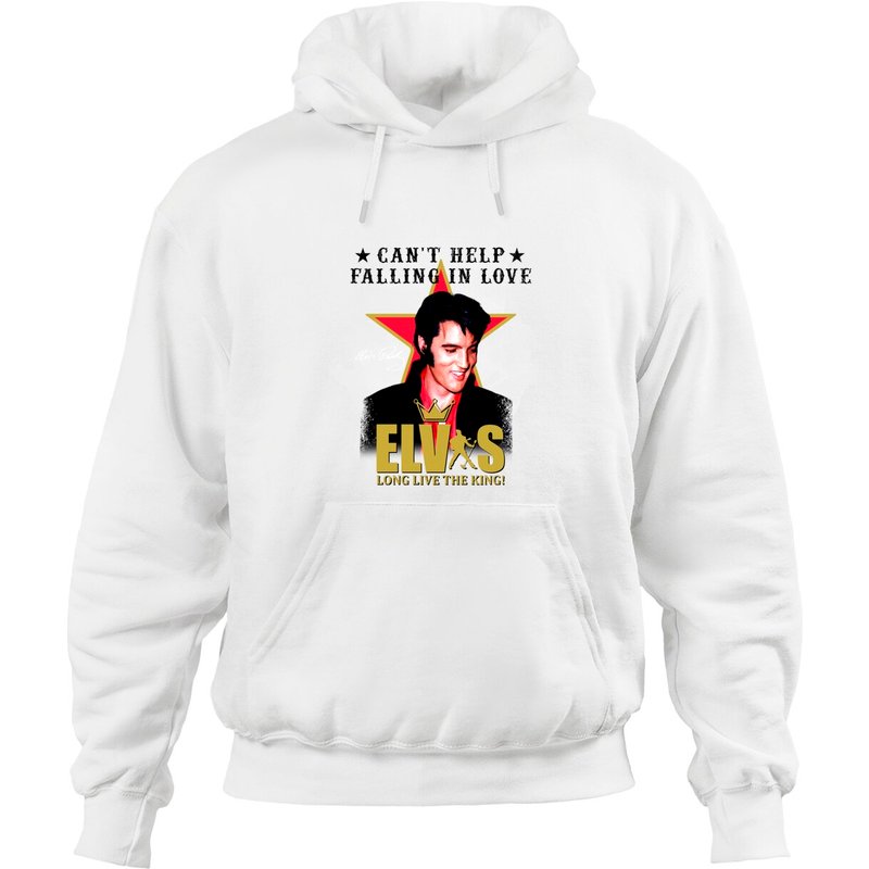 Hoodie Unisexe Elvis Presley Can't Help Falling In Love — Sweats à capuche pour hommes