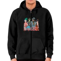 Gorillaz Merch Poster Zip Hoodie pour Unisexe — Sweats à capuche pour hommes