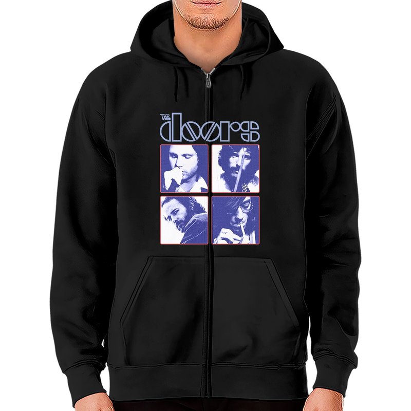 Haut à capuchon photo Squares de The Doors pour hommes — Sweats à capuche pour hommes