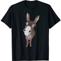 Funny Looking Donkey Gift T-Shirt for Men