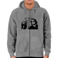 Hoodie zippé unisexe Steely Dan en rouge — Sweats à capuche pour hommes