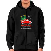 Mon Hoodie Zip pour Regarder les Films de Noël Hallmark — Sweats à capuche pour hommes