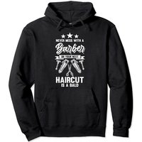 Barber Hoodie Never Mess With A Barber Pullover — Mens Hoodies