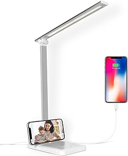 Lampe de bureau Semlos à LED dimmable avec 25 modes d'éclairage et contrôle tactile — Lampe de bureau menée