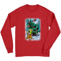 T-shirt à manches longues Merry Christmas Scooby Doo pour unisexe — T-shirts pour hommes