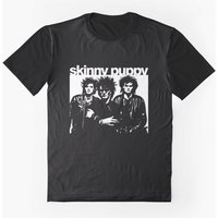 T-shirt pour hommes Classic Skinny Puppy en noir — T-shirts pour hommes