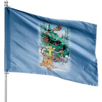 Drapeaux de Maison Joyeux Noël Scooby Doo - Impression Double Face