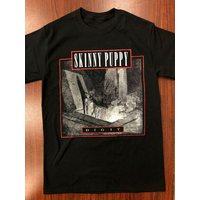 T-shirt noir pour hommes Skinny Puppy Dig It — T-shirts pour hommes