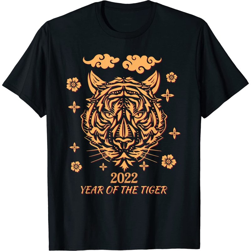 Happy Chinese New Year 2022 Year Of The Tiger T-Shirt for Men — Mens T Shirts