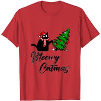 Meowy Catmas T-Shirts for Men