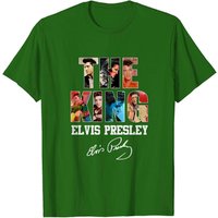 T-shirt Signatures d'Elvis Presley pour hommes