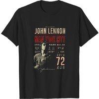 T-shirts John Lennon Imagine pour hommes en noir