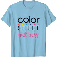 T-Shirts pour hommes Color Street Nail Boss