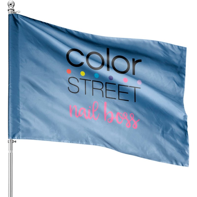 Drapeaux de Maison Color Street Nail Boss - Drapeaux Extérieurs Recto-Verso — Drapeaux décoratifs