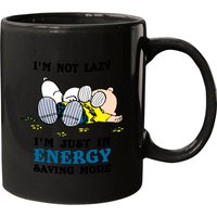 Je ne suis pas paresseux, je suis juste en mode économie d'énergie Mug Snoopy
