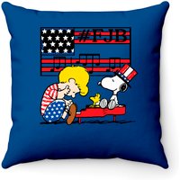 Coussins musicaux FJB Snoopy en bleu royal — Coussins décoratifs