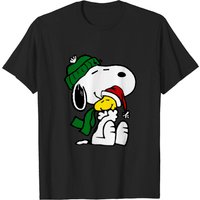T-shirts de Noël Snoopy Hug pour hommes — T-shirts pour hommes