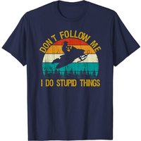 Snowmobile Memes T-Shirt Don't Follow Me - Funny Motor Sled Gift — Mens T Shirts