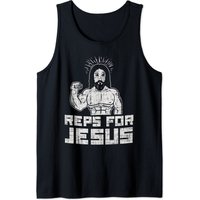 Débardeur Jésus Reps For Jesus Gym Workout Cadeau Fitness — T-shirts pour hommes