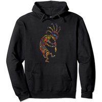 Kokopeli Hoodie Native American Design with Ornaments