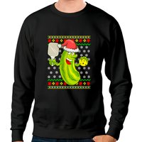 Sweat à capuche Pickleball Père Noël Noël Moche
