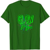 T-shirt Glow All Night Thème Néon Années 80 pour Hommes — T-shirts pour hommes