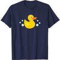 T-shirt Les Canards Jaunes Dans Le Bain Avec Des Bulles De Bain — T-shirts pour hommes